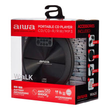 Load image into Gallery viewer, AIWA PCD-810 Portable CD Player Black