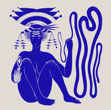 Load image into Gallery viewer, Hiatus Kaiyote - Love Heart Cheat Code (Blue & White Marbled)