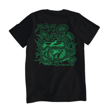 Load image into Gallery viewer, Kristal Melson - For The Record - Green on Black T-Shirt