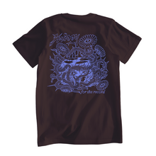 Load image into Gallery viewer, Kristal Melson - For The Record - Purple on Mocha T-Shirt