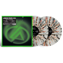 Load image into Gallery viewer, Linkin Park - Papercuts (Singles Collection 2000–2023) (2LP Clear with Red, Black and White Splatter)