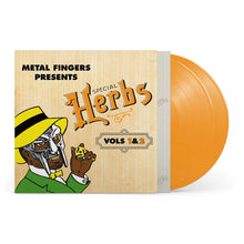 Load image into Gallery viewer, MF DOOM - Metal Fingers Presents: Special Herbs Vol. 1 & 2 (2LP Mustard Yellow vinyl)
