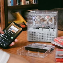 Load image into Gallery viewer, NINM LAB - IT’S REAL Bluetooth Speaker + Cassette Player Combo - Transparent