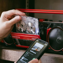 Load image into Gallery viewer, NINM LAB - IT’S REAL Bluetooth Speaker + Cassette Player Combo - Transparent