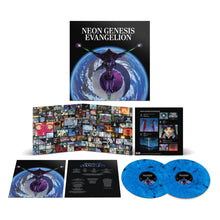 Load image into Gallery viewer, Shiro Sagisu - Neon Genesis Evangelion (Original Series Soundtrack) (Blue & Black Marbled)