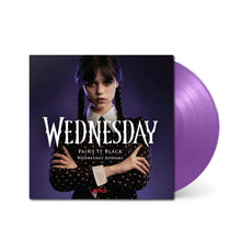 Load image into Gallery viewer, Wednesday Addams / Danny Elfman – Paint It Black / Wednesday Main Titles (7" Purple Transparent)