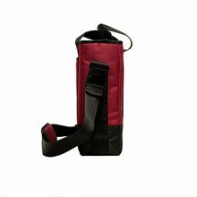 Load image into Gallery viewer, Selektor Messenger Bag x 30 LP 12" Burgundy and Black