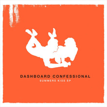Load image into Gallery viewer, Dashboard Confessional - Summers Kiss EP (Mondo Exclusive. 10" Clear w Orange & White Splatter)