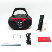 Load image into Gallery viewer, Aiwa BBTU-500DAB Bluetooth CD Player with DAB+/FM Radio - Red
