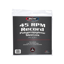 Load image into Gallery viewer, BCW 7&quot; Record Outer Sleeve - 2 Mil (100CT)
