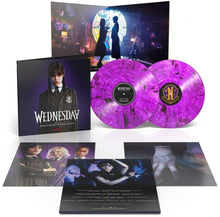 Load image into Gallery viewer, Danny Elfman &amp; Chris Bacon - Wednesday (2LP Purple Goth With Smoky Shadow)

