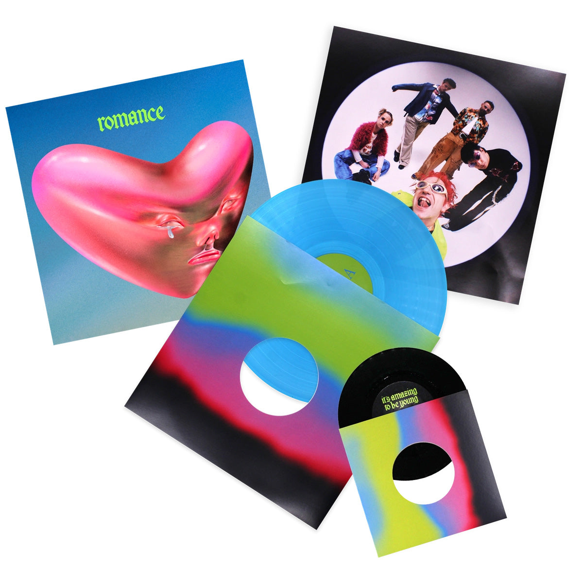 Fontaines D.C. - Romance (Deluxe Edition, Turquoise Blue vinyl + 7