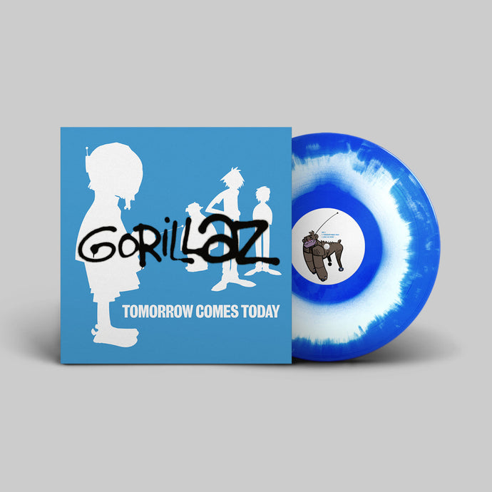 Gorillaz - Tomorrow Comes Today (White and Blue Colour-in-Colour vinyl)