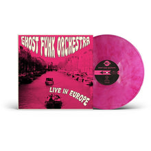 Load image into Gallery viewer, Ghost Funk Orchestra - Live in Europe (Fuchsia Swirl vinyl) - RSD 2026
