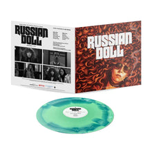 Load image into Gallery viewer, Joe Wong - Russian Doll: Seasons 1 &amp; 2 (Music from The Netflix Original Series) (Green and Blue Psychedelic Swirl)
