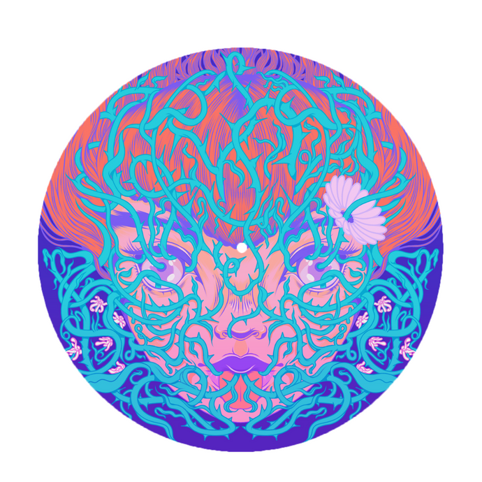 Kristal Melson - For The Record - Blue & Pink Slipmat