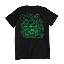 Load image into Gallery viewer, Kristal Melson - For The Record - Green on Black T-Shirt
