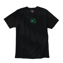 Load image into Gallery viewer, Kristal Melson - For The Record - Green on Black T-Shirt
