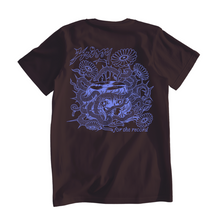 Load image into Gallery viewer, Kristal Melson - For The Record - Purple on Mocha T-Shirt
