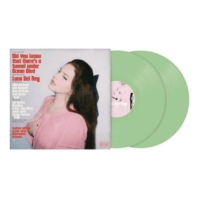 Lana Del Rey - Did You Know That There's A Tunnel Under Ocean Blvd (Alt Cover, Light Green)