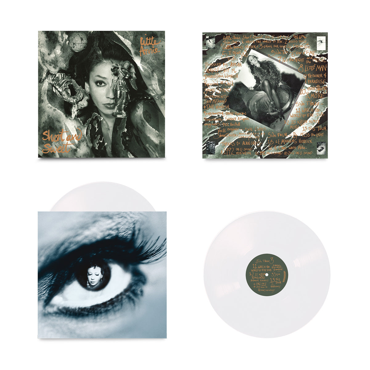 2discs LP Little Annie Short And Sweet (Expanded Edition)(Clear Vinyl) ONULP60X 	ON-U SOUND 未開封 /00520 Little Annie - Short and Sweet (Expanded Edition) (2LP Clear vinyl
