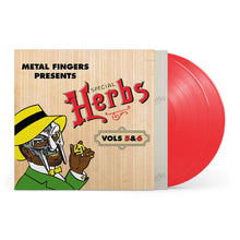 Load image into Gallery viewer, MF DOOM - Metal Fingers Presents: Special Herbs Vol. 5 &amp; 6 (2LP Apple Red vinyl)
