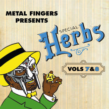 Load image into Gallery viewer, MF DOOM - Metal Fingers Presents: Special Herbs Vol. 7 &amp; 8 (2LP Sky Blue vinyl)
