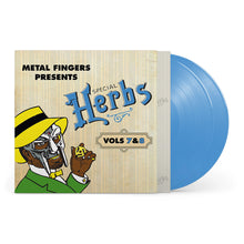 Load image into Gallery viewer, MF DOOM - Metal Fingers Presents: Special Herbs Vol. 7 &amp; 8 (2LP Sky Blue vinyl)
