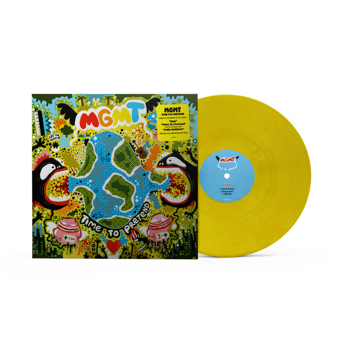 [PRE ORDER] MGMT - Time to Pretend (20th Anniversary Edition) (Banana Yellow vinyl)