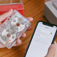 Load image into Gallery viewer, NINM LAB - IT’S REAL Bluetooth Speaker + Cassette Player Combo - Transparent
