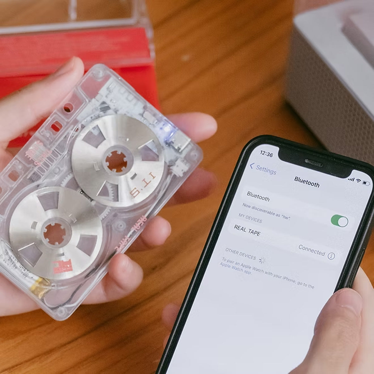 NINM LAB - IT'S REAL Bluetooth Speaker + Cassette Player Combo