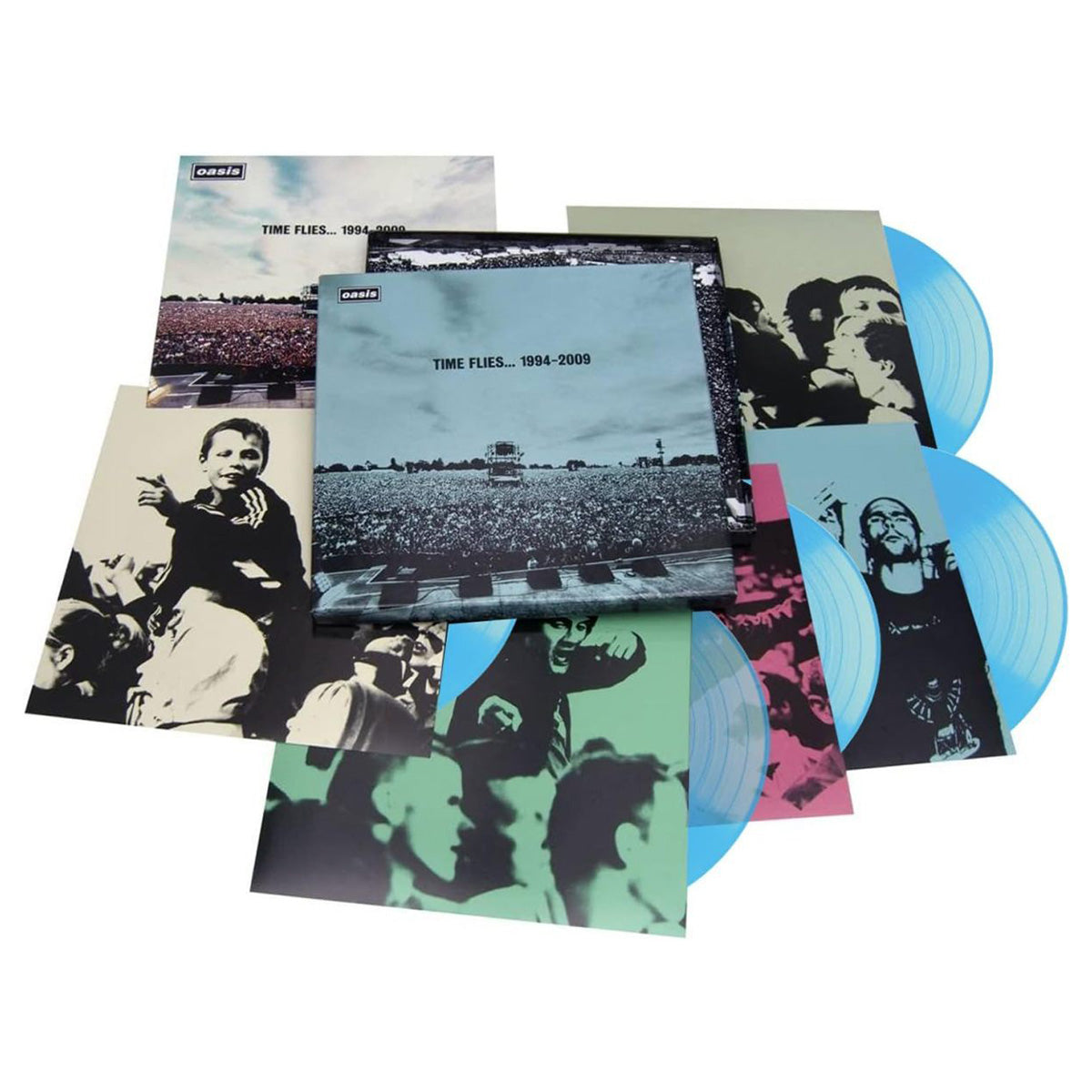 Oasis - Time Flies 1994-2009 (Japan Press, Box Set, 5LP Sky