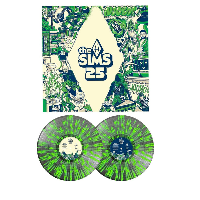 Various - The Sims 25 (2LP Clear w Neon Green Splatter)