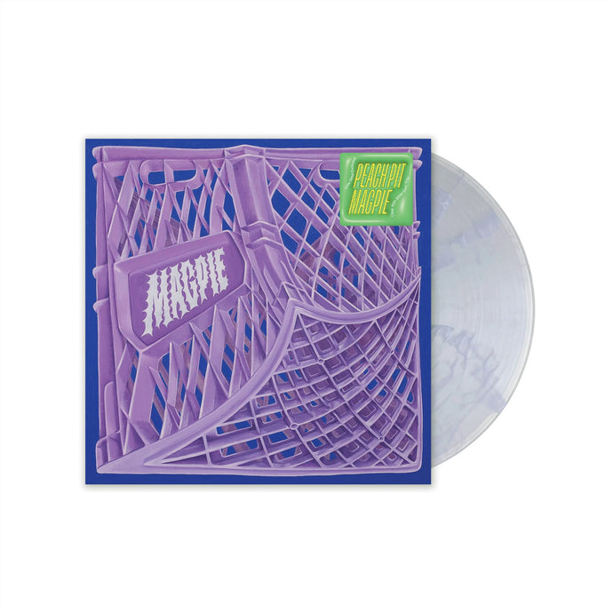 Peach Pit - Magpie (Clear White with Swirl)