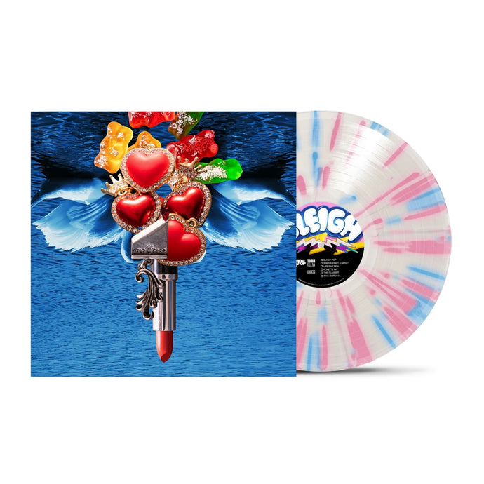 Sleigh Bells - Bunky Becky Birthday Boy (Clear With Blue & Pink Splatter vinyl)