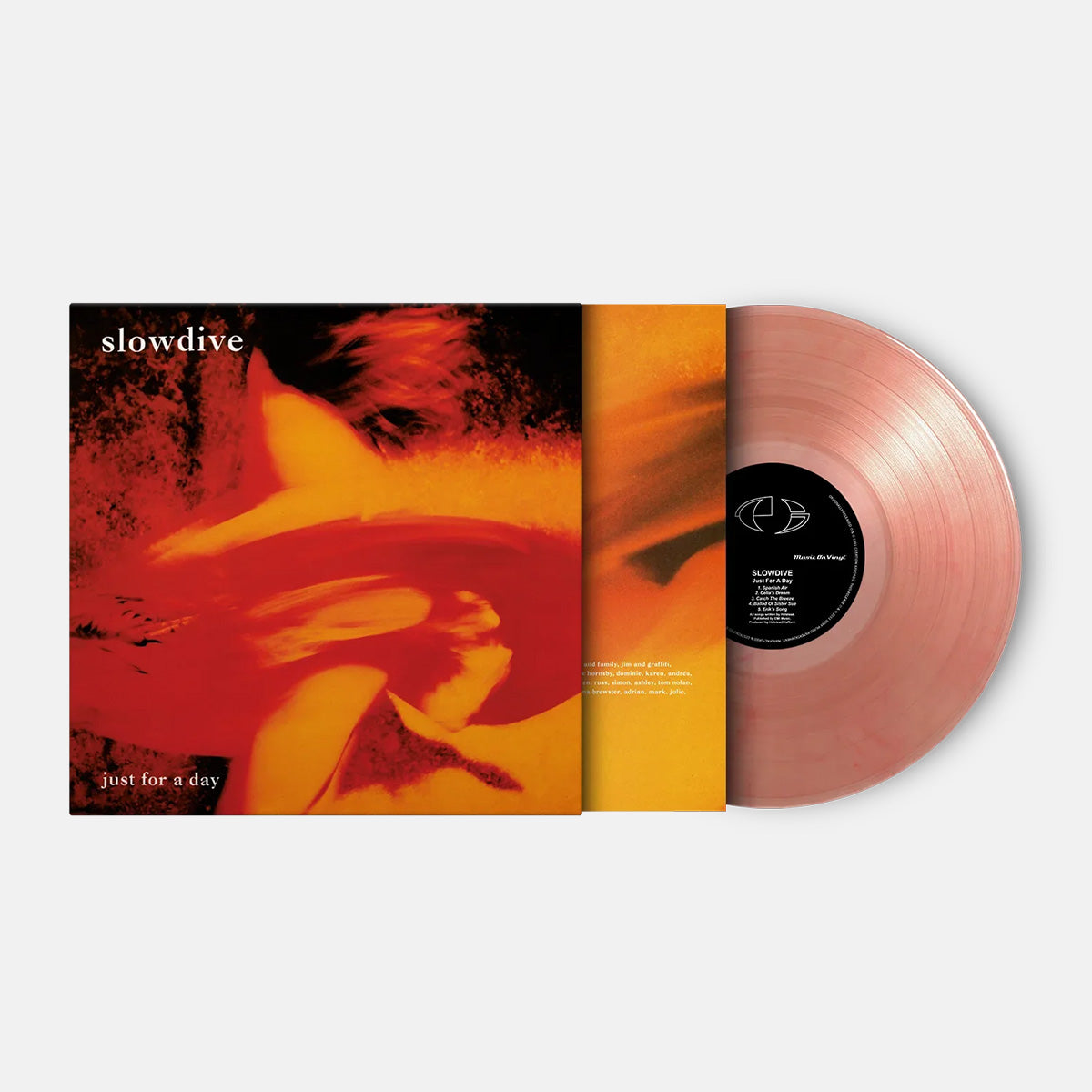 Slowdive - Just For A Day (Translucent Red Marbled vinyl