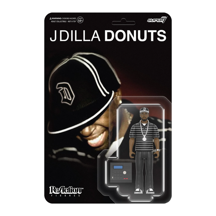 Super7 ReAction Figures - J Dilla (Donuts - Smile Album Cover)