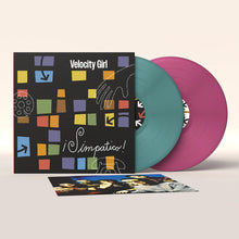 Load image into Gallery viewer, Velocity Girl - ¡Simpatico! (Remastered and Expanded) (Loser Edition. 2LP Teal &amp; Lavender vinyl)
