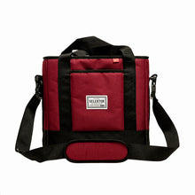 Load image into Gallery viewer, Selektor Messenger Bag x 30 LP 12&quot; Burgundy and Black
