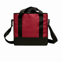 Load image into Gallery viewer, Selektor Messenger Bag x 30 LP 12&quot; Burgundy and Black
