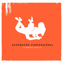 Load image into Gallery viewer, Dashboard Confessional - Summers Kiss EP (Mondo Exclusive. 10&quot; Clear w Orange &amp; White Splatter)
